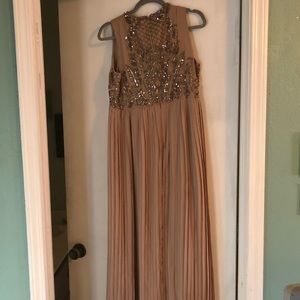 Maya Maternity Beaded Gown